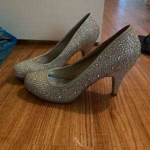 Sequin shoes worn once